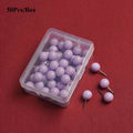 Push Pins Map Tacks with Plastic Beads Head for Cork Board Multi-Color Map Pins for Travel Map Board Pins Bulletin Board Office Zpaxo 50Pcs Lilac