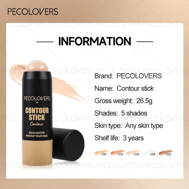 Multi-functional Contouring Foundation Stick Full Coverage Matte Zpaxo