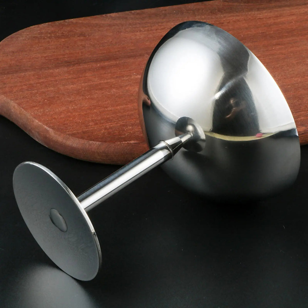 Ice Cream Bowl Stainless Steel Goblet Cup Fruit Plate Snack Dish Zpaxo