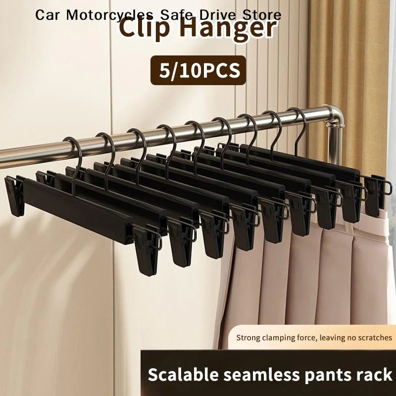 5 Space-saving Goose Z-shaped Clothes Pants Hanger Durable Adjustable Zpaxo
