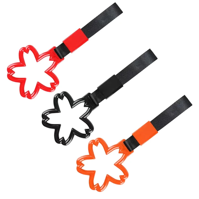 JDM Train Bus Handle Hand Strap Ring Heart Styling Drift Charm Auto Zpaxo