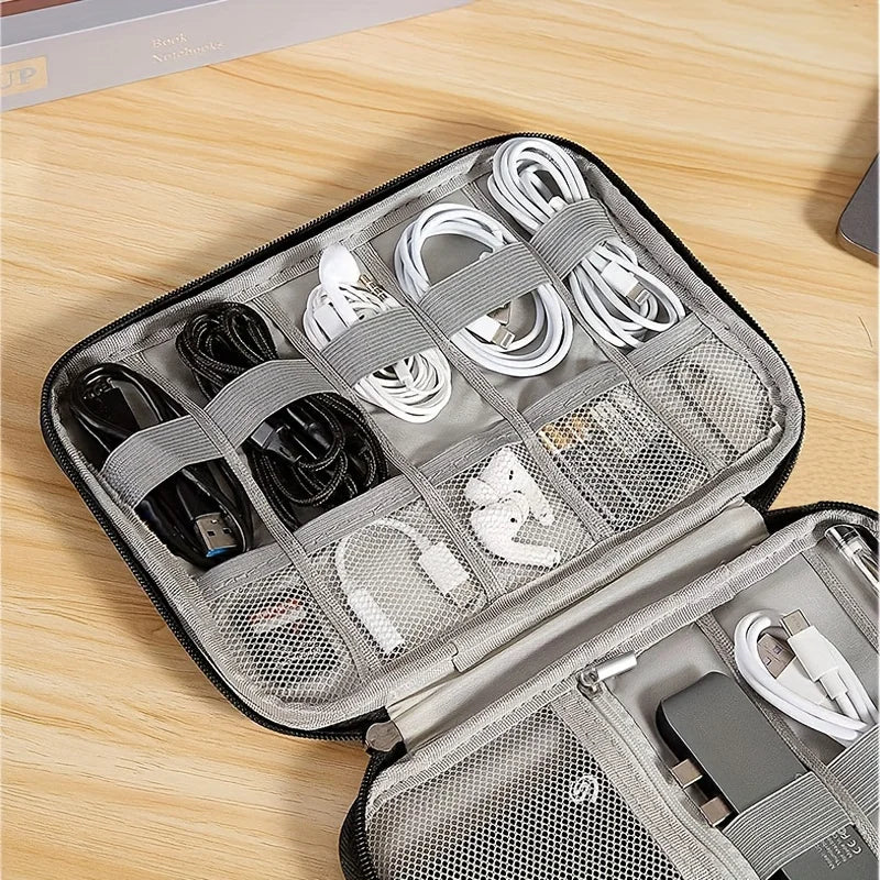 Watch Strap Storage Bag Travel Essentials Multi-pocket Cable Zpaxo