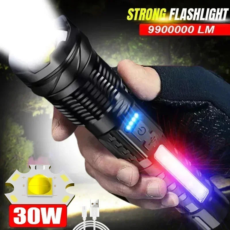 Powerful P50 Led Flashlights 2000LM Ultra Bright Tactical Light Zpaxo