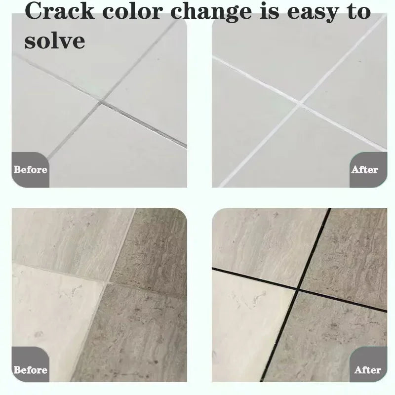 Waterproof Tile Marker Grout Pen Wall Seam Floor Bathroom Kitchen Zpaxo