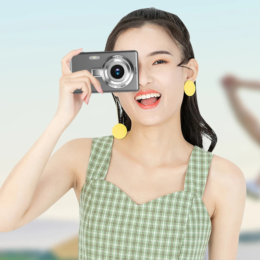 4K HD 1080P Digital Camera 96MP Autofocus Vlogging IPS Screen Zpaxo