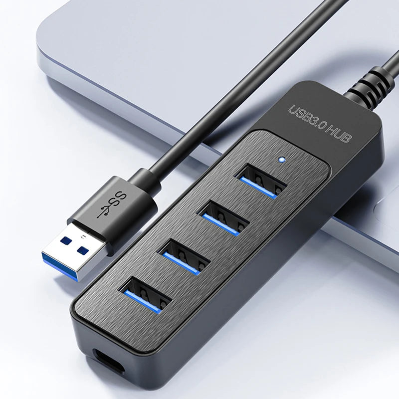 4 Ports USB 3 0 HUB Splitter Speed Multi 2 Adapter Expander Cable Zpaxo