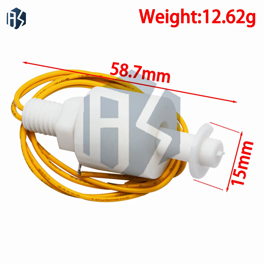 PP Corrosion-Resistant Float Switch for Liquid Level Detection & Control (1PC) Zpaxo