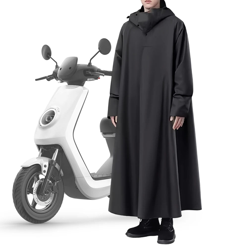 Adult Motorcycle Raincoat Waterproof Electric Car Rain Coat Foldable Zpaxo