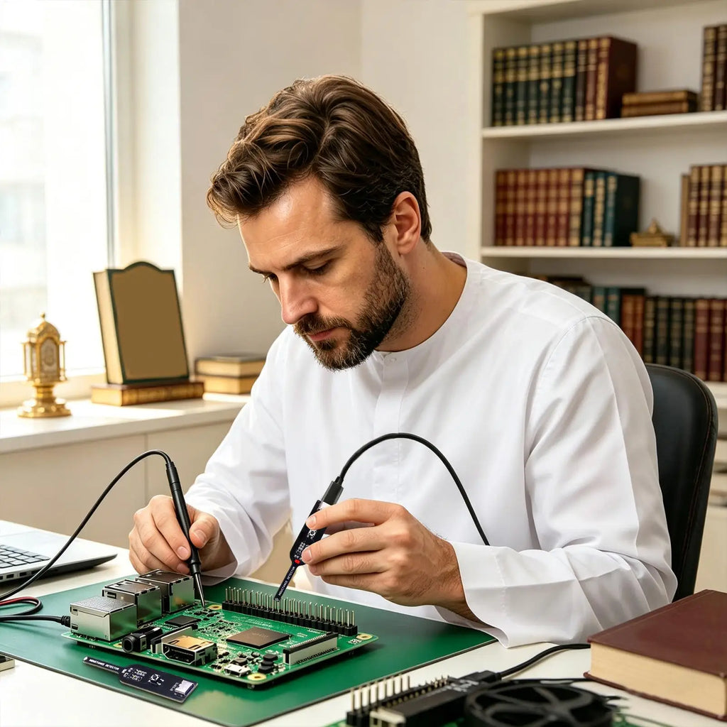 Inductance Meter Precise Electrician Testing Device Inductor Detector Motherboard Coil Tester Inductance Detector Voltage Tester Zpaxo