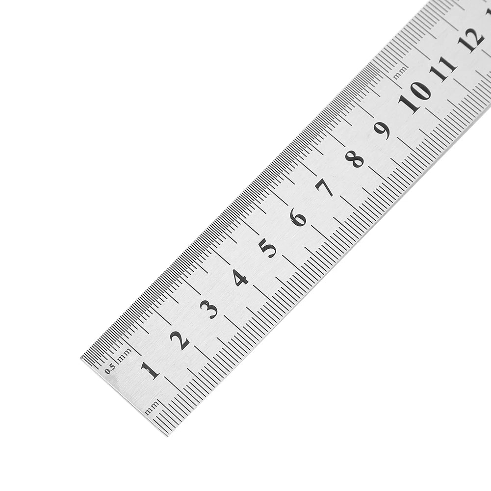 Straight Ruler Stainless Steel Stationery Drafting Supplies Precision Zpaxo