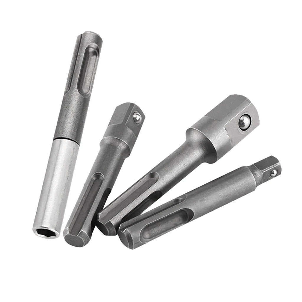 Drill Bit Socket SDS Shank 1 4 Hex Adaptor 3 8 2 Extension Connector Zpaxo