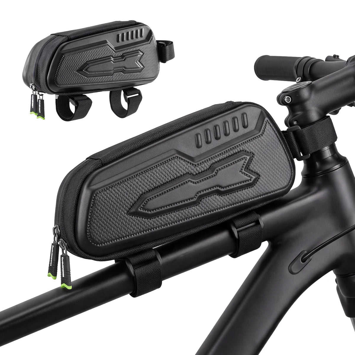 Bicycle Hard Shell Triangle Bag Anti-scratch Bike Front Handlebar Zpaxo