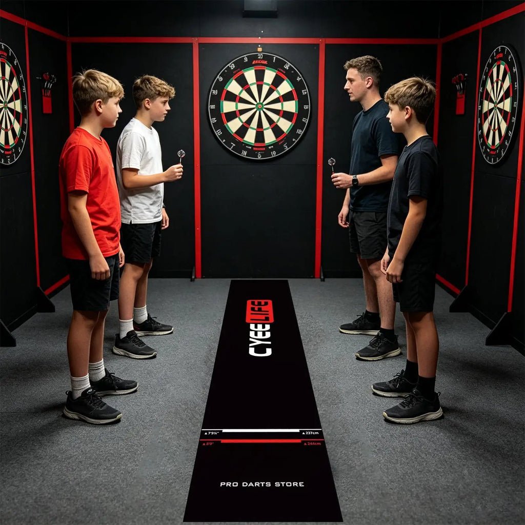 Dart Mat Floor Protection Throw Line Non Slip Absorbent Fast Drying Zpaxo