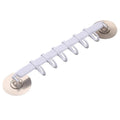 CM1pc Blue White Pink Suction Cup Hook 6 Rows Kitchen Bathroom Corner Zpaxo White