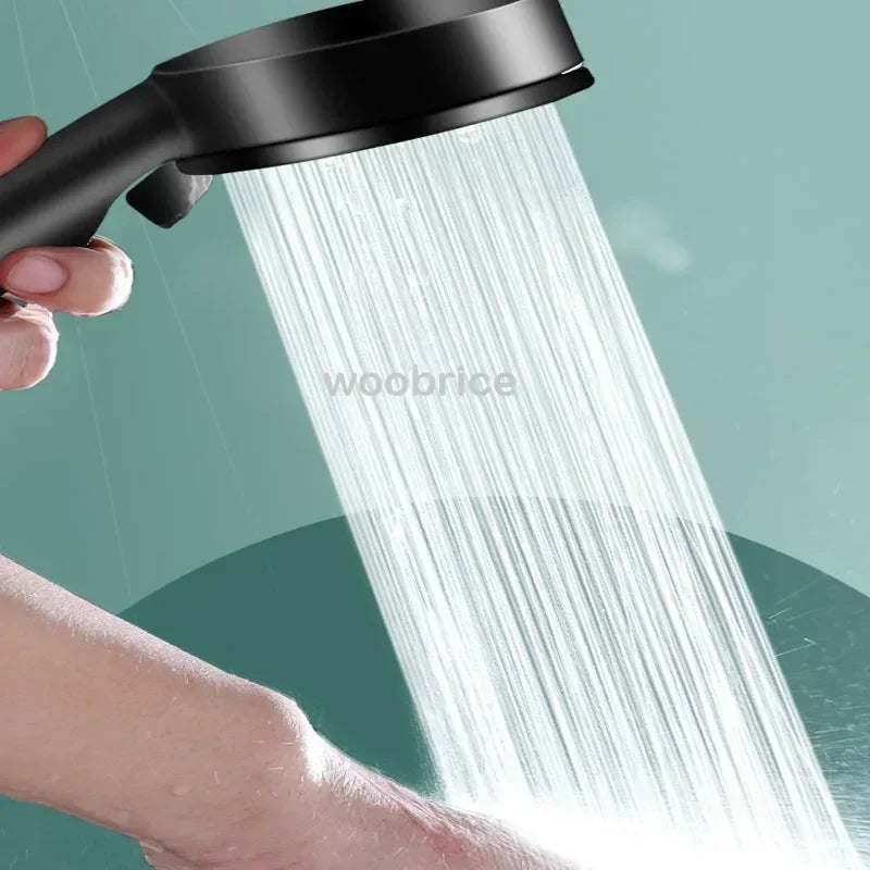 High Pressure Shower Head 3 Modes Adjustable Filter Shower Head Set New Bathroom Shower Head Accessories Sprayer Zpaxo