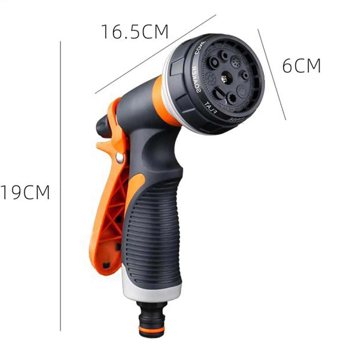 Multifunctional Garden Hose Spray Nozzle 8 Patterns Watering Sprayer Zpaxo