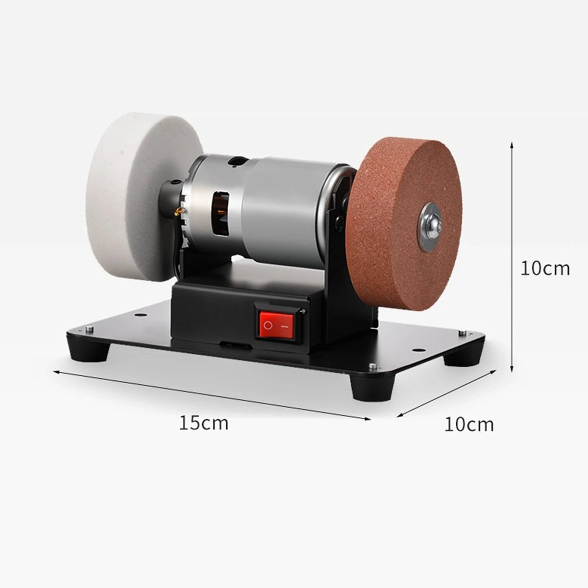 Multifunctional Grinding Polishing Machine 2 Wheels Electric Bench Zpaxo