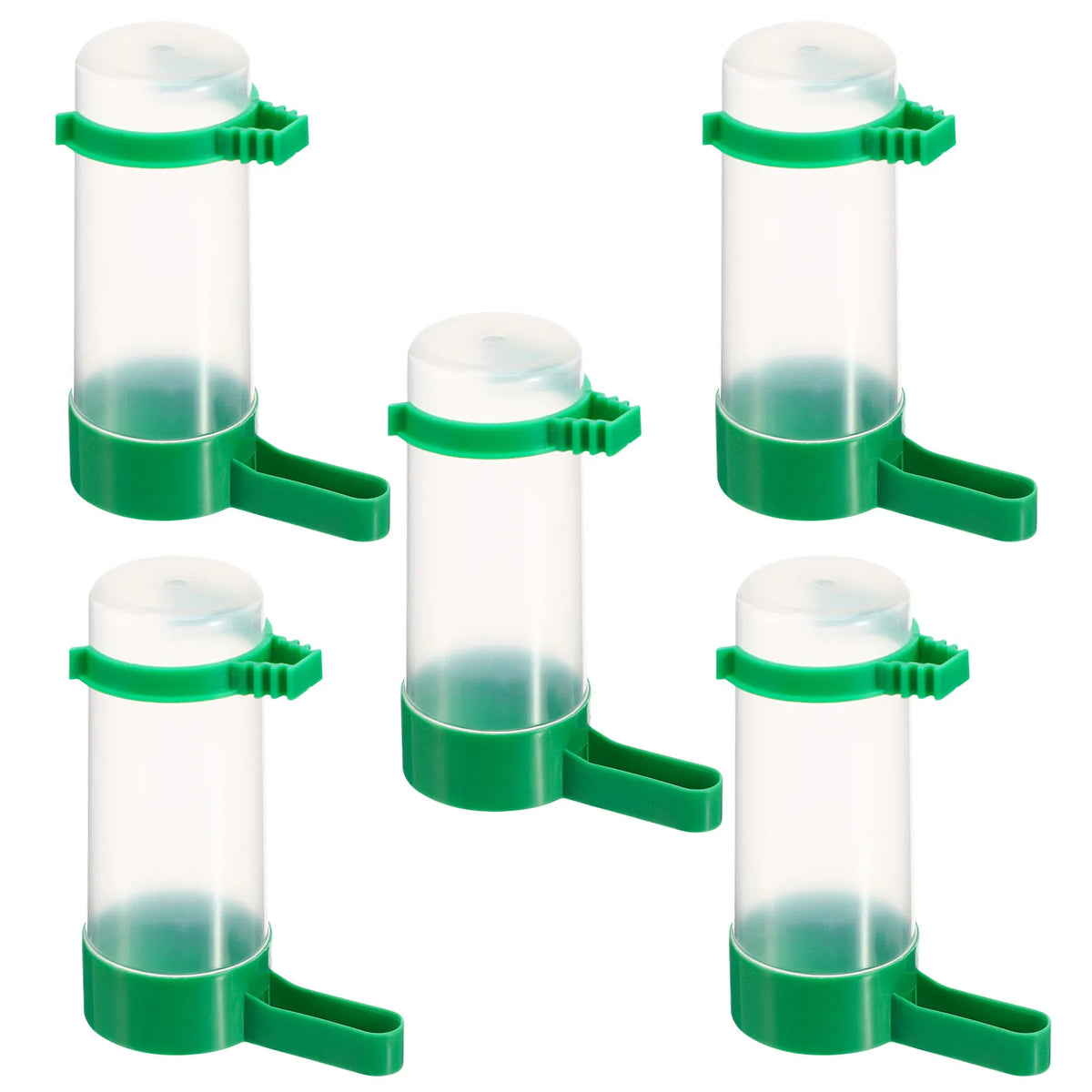 Bird Feeder Automatic Drinker Waterer Plastic Clip Cage Mount Zpaxo