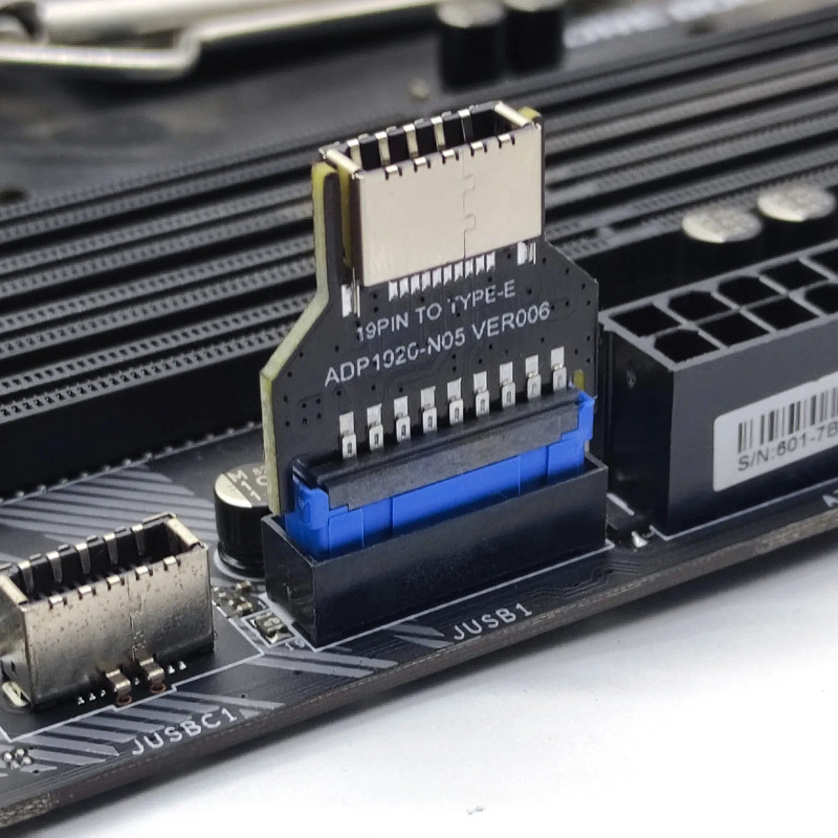 USB Header Adapter Riser 3 0 19Pin 2 E 20Pin Converter Chassis Front Zpaxo