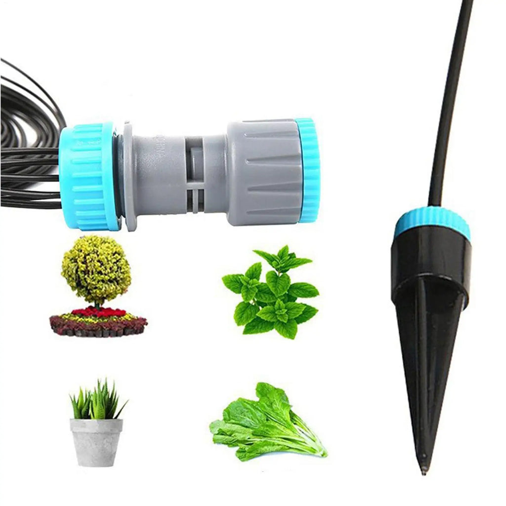 10 Head Drip Irrigation Automatic Watering System Quick Connect Zpaxo
