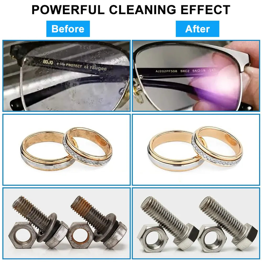 Ultrasonic Cleaner Ultrasound Cleaning Machine Glasses Jewelry 40KHZ Zpaxo