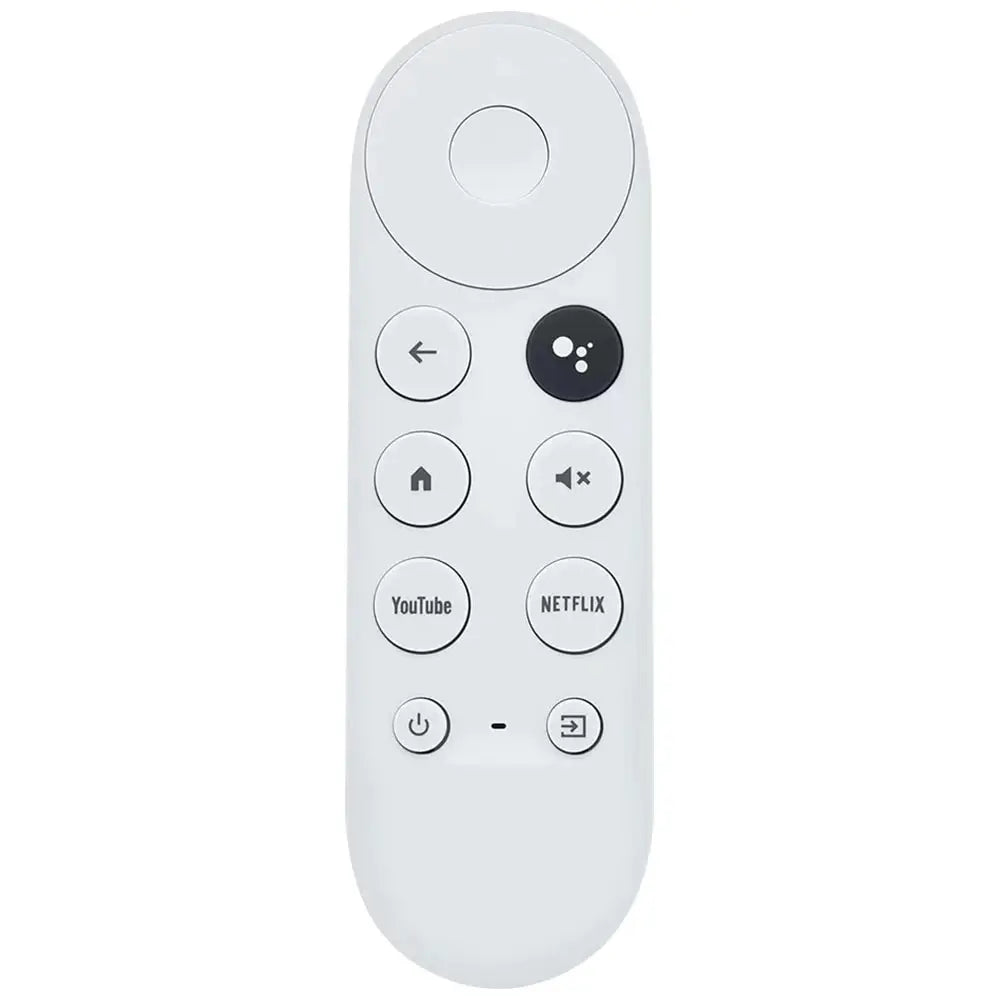 (Remote ONLY)G9N9N Replacement Voice Remote Control For Google Chromecast Remote Control 4K Snow Smart TV Streaming Media Player Zpaxo White