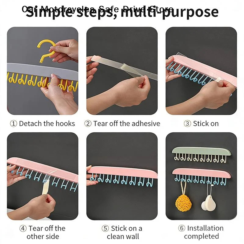 Multi-functional Plastic Hanger Strap Underwear Clothes Home Wardrobe Zpaxo
