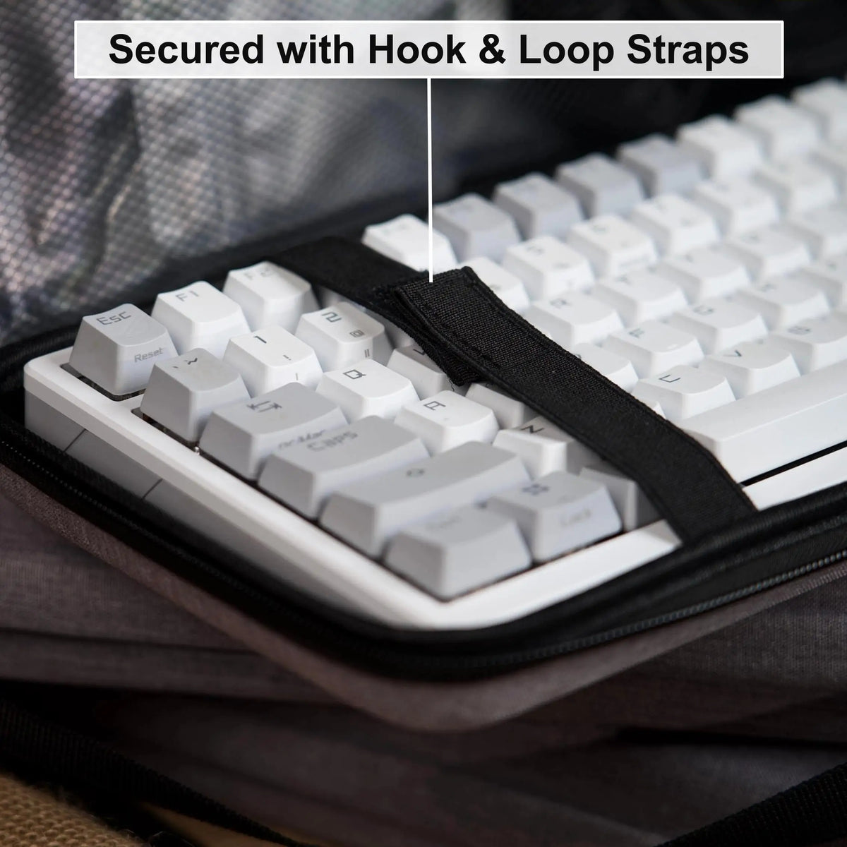 Portable Mechanical Keyboard Case Dustproof Storage Box Zpaxo