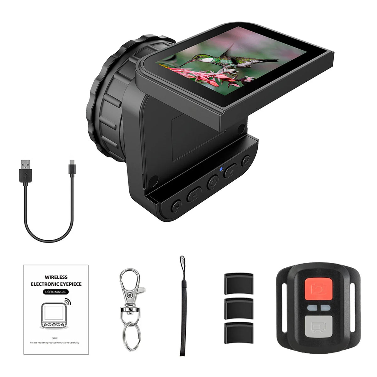 Wifi Telescope Eyepiece Camera 64MP 4K Digital Electronic Screen Zpaxo