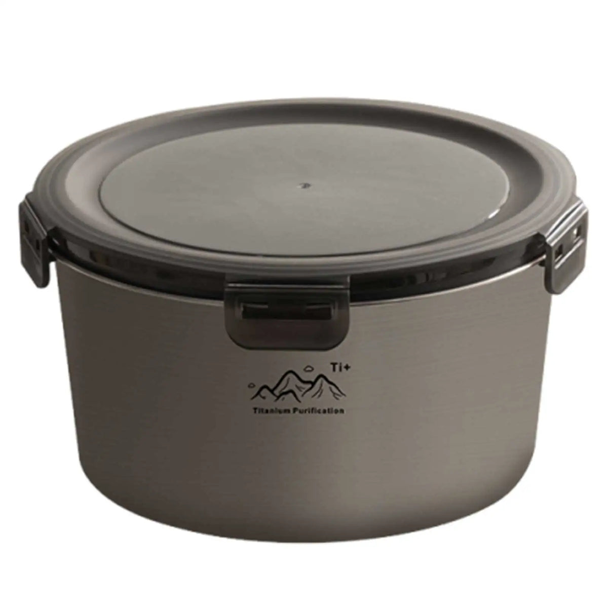 Metal Bento Box Stainless Steel Round Fresh-keeping Food Storage Leak Zpaxo Extra large