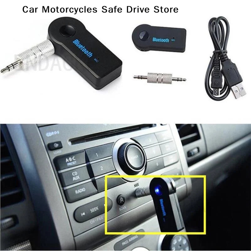 CM3 Jack USB Bluetooth-compatible AUX Wireless Car Audio Receiver Zpaxo