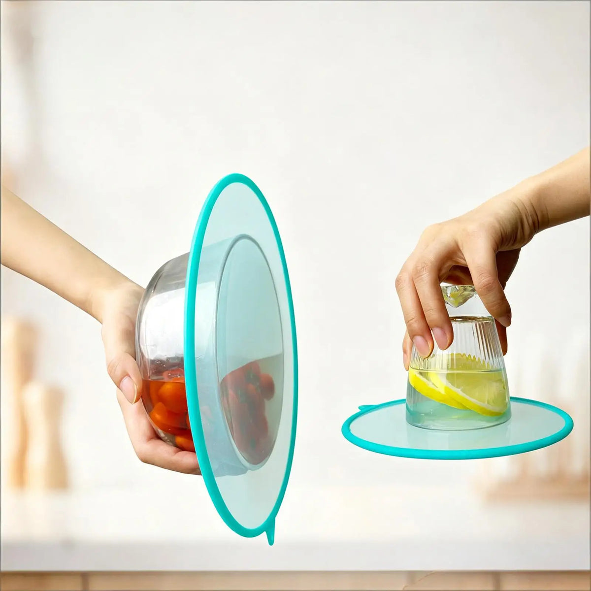 Silicone Lids Bowls Reusable Elastic Stretch Food Storage Covers Zpaxo