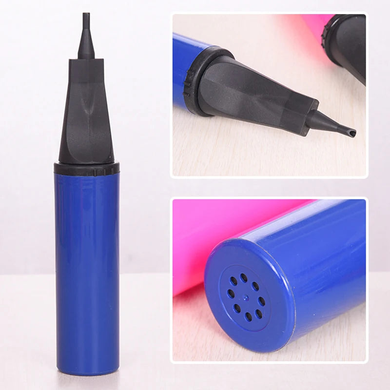 Balloon Pump Accessories Portable Inflator Random Hand Push Air Zpaxo