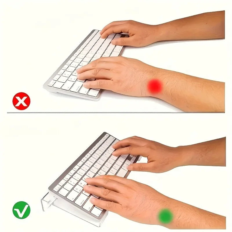 Acrylic Keyboard Stand Compact Desktop Lifter Mini Mixed Uncharged Zpaxo