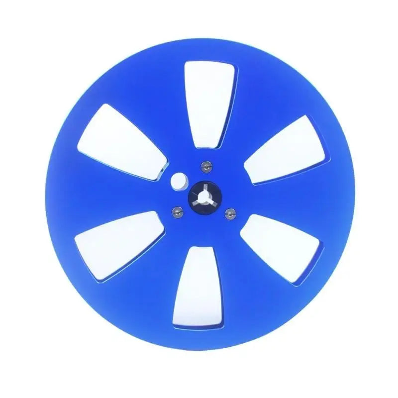 652F High Strength 7inch Recording Reel with 6 Holes for Reel to Reel Tape Recorders Zpaxo Blue CN