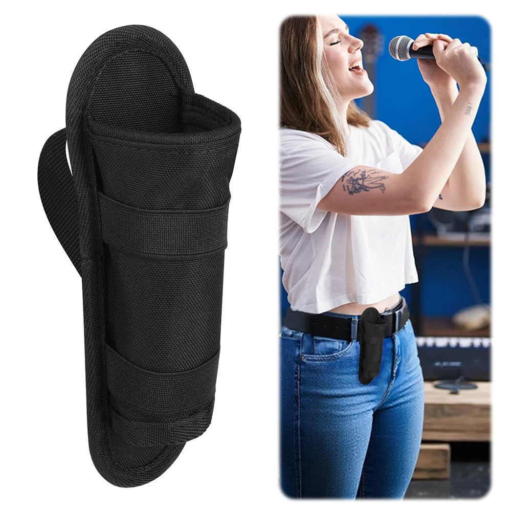 Microphone Storage Bag Lightweight Mic Holder Universal Case Partybox Zpaxo