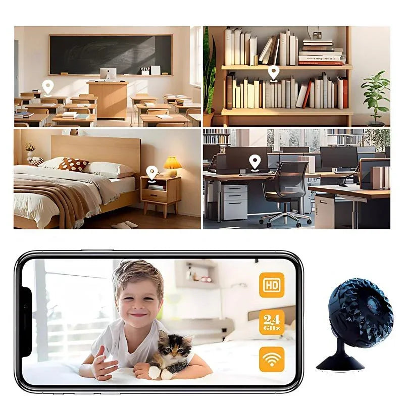 W11 Mini IP Camera 1080p HD Wireless Micro Camcorders Night Version Zpaxo Default Title