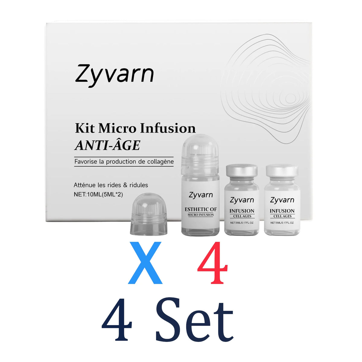 Microneedle Skin Care Day Cream Night Seasonal Transition Repair Zpaxo 4 Set