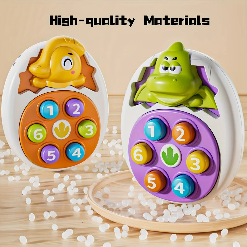 Dinosaur Press Tap Enlightenment Toy Interactive Learning Vibrant Zpaxo