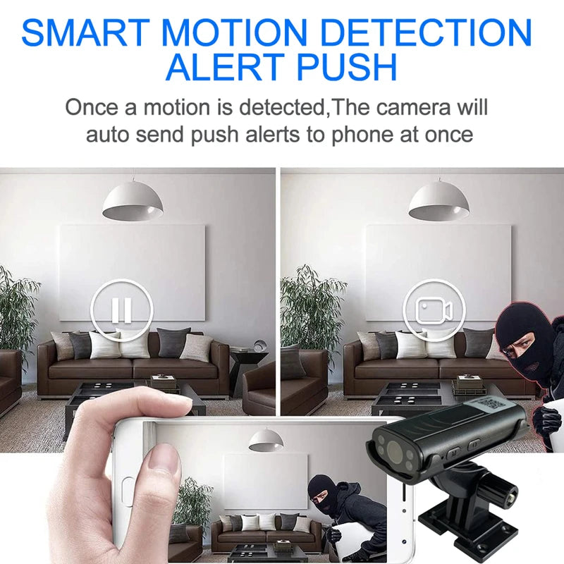 Wireless Security Camera 1080P HD Rechargeable Battery Powered Wifi Zpaxo Default Title