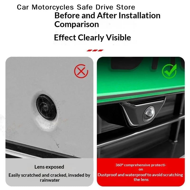 Universal Car Camera Lens Protector Rear View Backup Cover 360 Zpaxo
