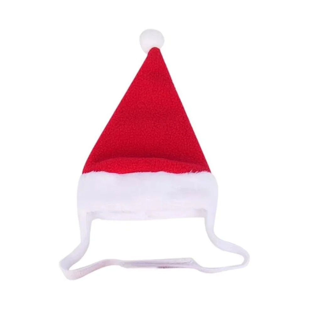 Cute Winter Pet Cloak Dog Cat Christmas Clothes Warm Puppy Santa Red Zpaxo Xmas Hat