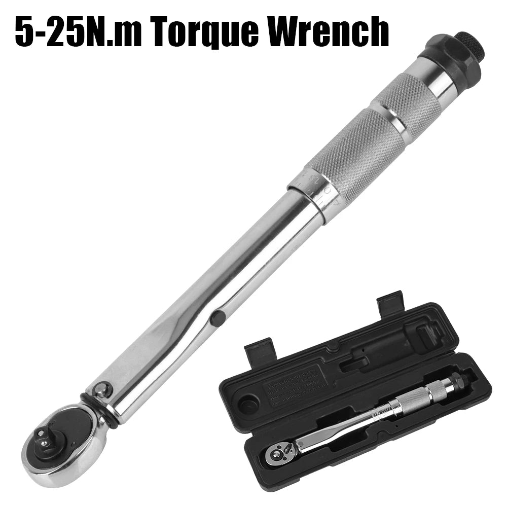 Spanner Hand Tool 1 4'' Drive Adjustable Torque Wrench Professional Zpaxo