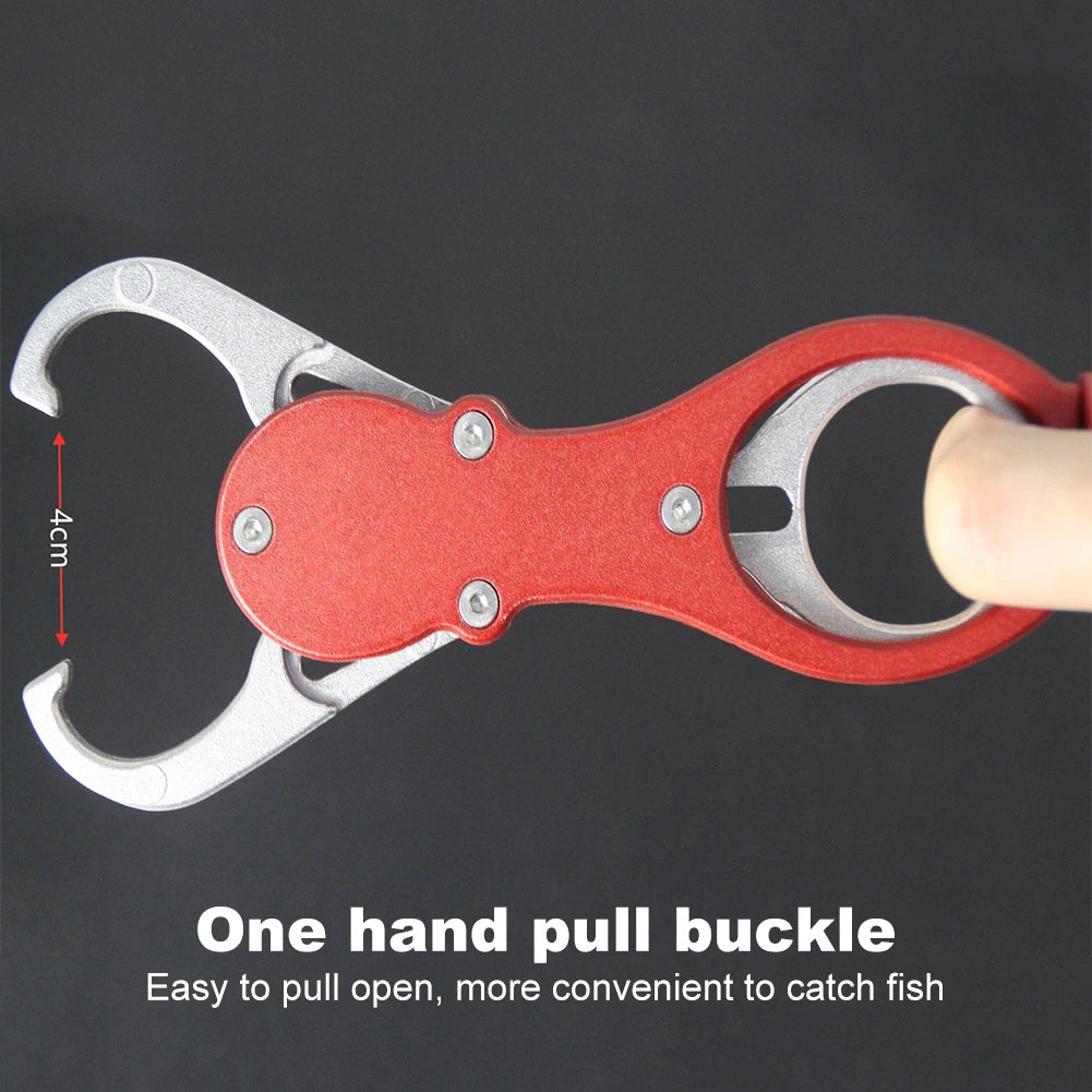 Fishing Pliers Fish Lip Gripper Weight Scale Line Split Ring Tool Zpaxo