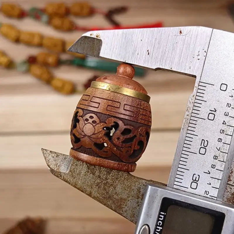 Auto Mini Wooden Aromatherapy Diffuser Perforated Bottle Hanging Zpaxo A3