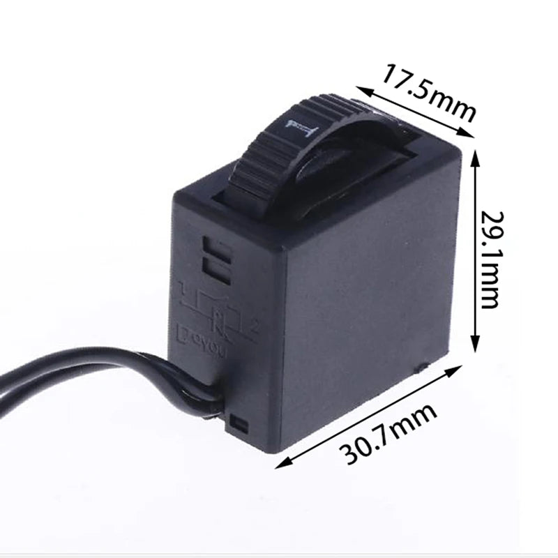 Electric Power Tool Plastic Speed Controller Switch FA-8 1FE 5E4 6 Zpaxo black