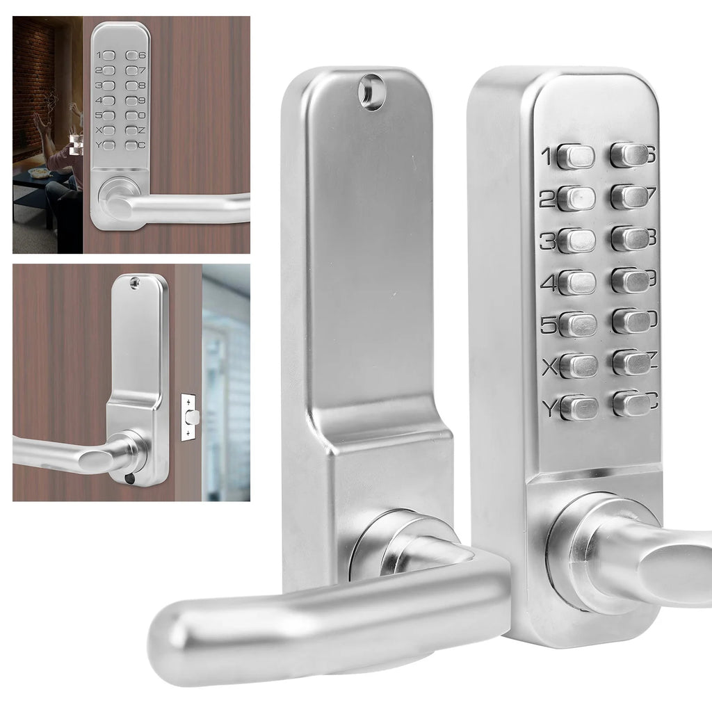 Home Security Device Keyless Entry Smart Mechanical Door Lock Digital Zpaxo