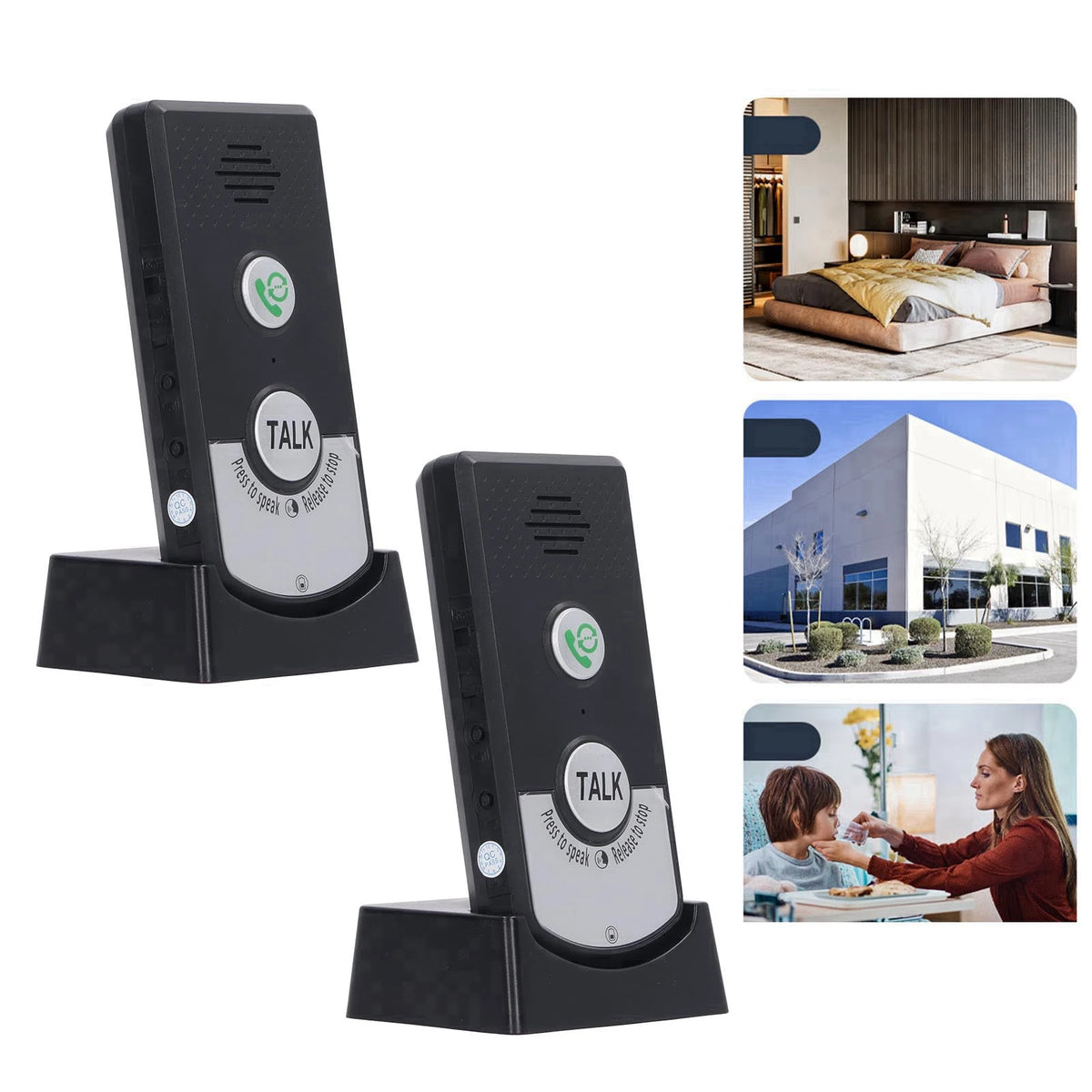 2 Way Voice Intercom Long Range Wireless Intercomunicador Waterproof Zpaxo