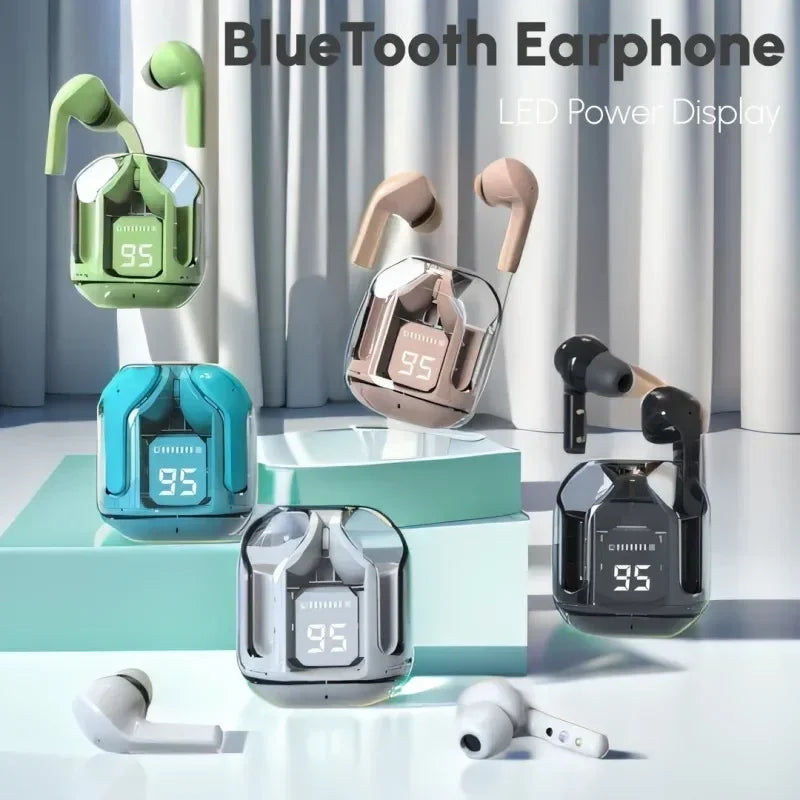 T2 TWS Wireless Headphones LED Power Earphones Digital Display Zpaxo