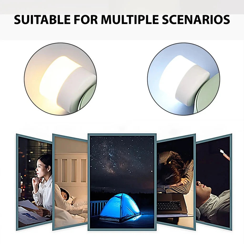 1- Mini USB LED Light Portable Plug Lamp Eye Protection Book Reading Zpaxo